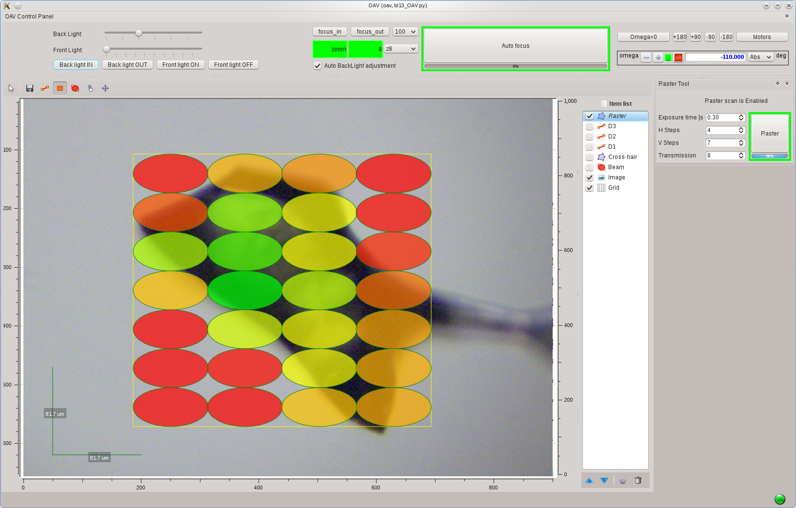 BL13-Xaloc GUI with Macrobuttons